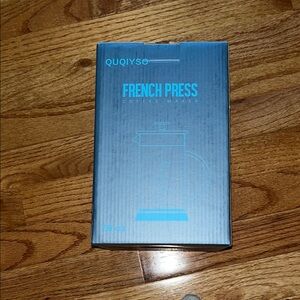 Blue French Press Coffee Maker